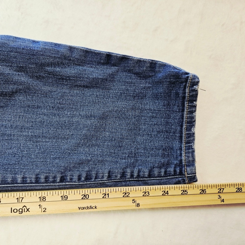 Torrid Womens 16R Distressed Boyfriend Jeans Medium Wash Ripped Denim Stretch - Picture 9 of 9
